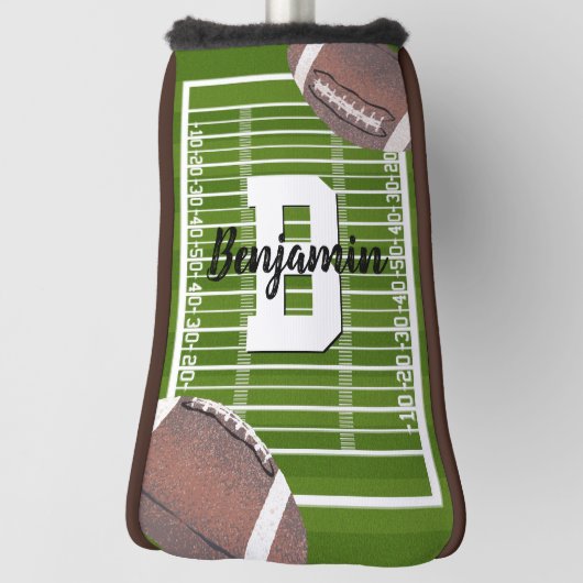 アメリカンフットバルパター ゴルフヘッドカバー (回転90)