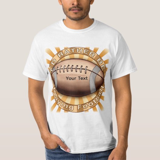アメリカンフットボールが好き Tシャツ (正面)