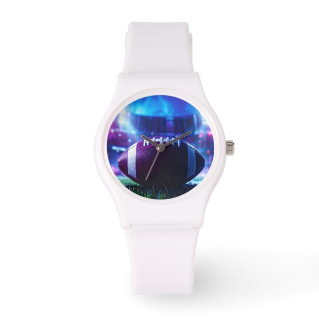 アメリカンフットボールすごいボール 腕時計 (正面)