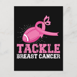 アメリカンフットボールで乳がんと闘う ポストカード