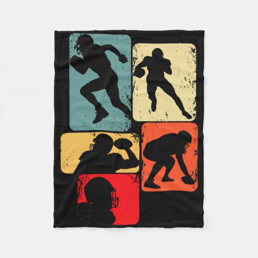 アメリカンフットボールのキッズボーイズメンズ1 フリースブランケット (正面)