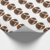 アメリカンフットボールのギフトラップ、スポーツのおもしろい ラッピングペーパー (角)