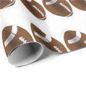 アメリカンフットボールのギフトラップ、スポーツのおもしろい ラッピングペーパー (ロールコーナー)