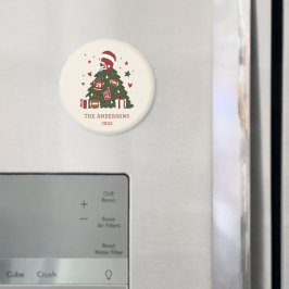 アメリカンフットボールのクリスマス オリジナルグッズ マグネット