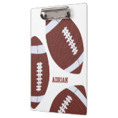 アメリカンフットボールのグリディロンパーソナライズされたボール クリップボード (左)