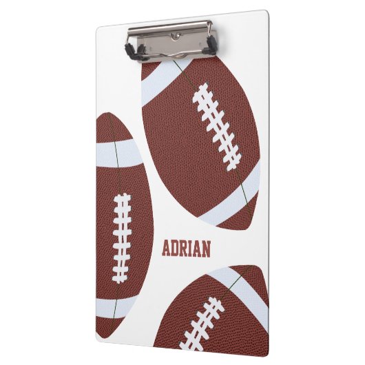 アメリカンフットボールのグリディロンパーソナライズされたボール クリップボード (左)