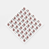 アメリカンフットボールのグリディロンボール誕生日パーティー スタンダードランチョンナプキン (角)