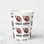 アメリカンフットボールのグリディロンボール誕生日パーティー 紙コップ (右)