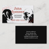 アメリカンフットボールのコーチの名刺 名刺 (正面/裏面)