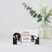 アメリカンフットボールのコーチの名刺 名刺 (スタンド正面)