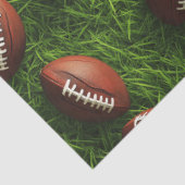 アメリカンフットボールのシームレススポーツパターン 薄葉紙 (詳細)