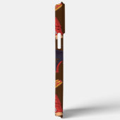 アメリカンフットボールのシームレスパターンスポーツ愛好家 Case-Mate iPhoneケース (裏面 / 右)