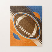 アメリカンフットボールのスポーツボールゲーム ジグソーパズル (縦)