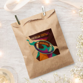 アメリカンフットボールのスポーツボール抽象芸術 フェイバーバッグ