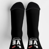 アメリカンフットボールのスポーツ愛好家 ソックス (上部)