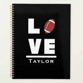 アメリカンフットボールのスポーツ愛好家 プランナー手帳