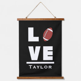 アメリカンフットボールのスポーツ愛好家 吊り下げ型タペストリー