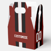 アメリカンフットボールのチームカラーは赤と黒 フェイバーボックス (オープン)