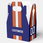 アメリカンフットボールのチームカラーは青とオレンジ フェイバーボックス (オープン)