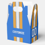 アメリカンフットボールのチームカラーは青と黄色 フェイバーボックス (オープン)