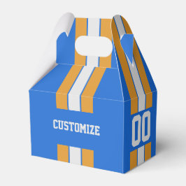 アメリカンフットボールのチームカラーは青と黄色 フェイバーボックス