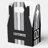 アメリカンフットボールのチームカラーは黒と銀 フェイバーボックス (オープン)