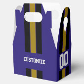 アメリカンフットボールのチームカラーズパープル フェイバーボックス (オープン)