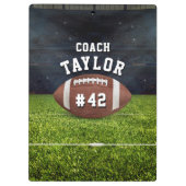 アメリカンフットボールのフィールドコーチ クリップボード (裏面)