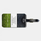 アメリカンフットボールのフィールド名チームジャージー番号 ラゲッジタグ (裏面横)