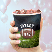 アメリカンフットボールのフィールド名チームジャージー番号 紙コップ