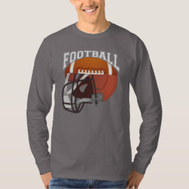 アメリカンフットボールのヘルメット グラフィックTシャツ Tシャツ