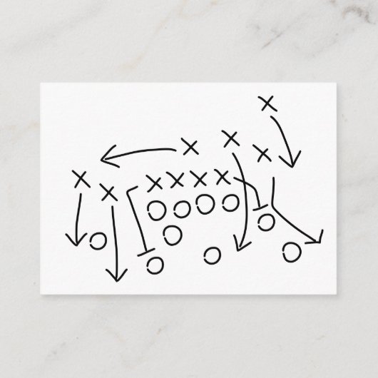 アメリカンフットボールのベビー エンクロージャーカード (裏面)