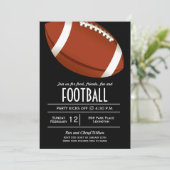 アメリカンフットボールのボウルゲームパーティの招待状 (スタンド正面)