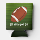 アメリカンフットボールのボウルゲームパーティー 缶クーラー (正面)