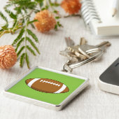 アメリカンフットボールのラグビーボール キーホルダー (側面)