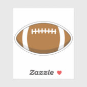 アメリカンフットボールのラグビーボール シール (シート)