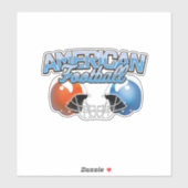 アメリカンフットボールのロゴ シール (シート)