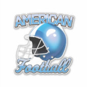 アメリカンフットボールのロゴ シール (正面)