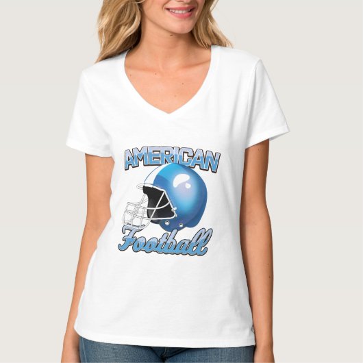 アメリカンフットボールのロゴ Tシャツ (正面)