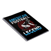 アメリカンフットボールの伝説 ノートブック (右側)