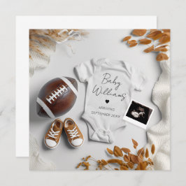 アメリカンフットボールの妊娠発表 招待状