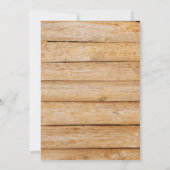 アメリカンフットボールの性別を暴くパーティー 招待状 (裏面)