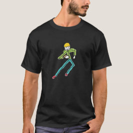 アメリカンフットボールの棒人間 Tシャツ