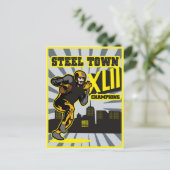 アメリカンフットボールの町チャンピオンズポスター ポストカード (スタンド正面)