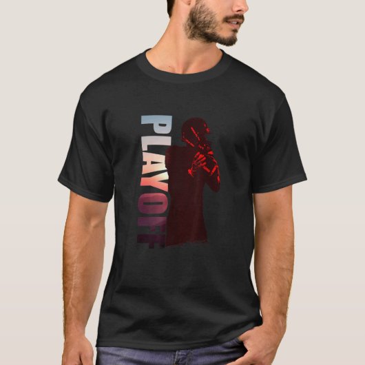 アメリカンフットボールの試合 Tシャツ (正面)
