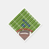 アメリカンフットボールの誕生日パーティー スタンダードカクテルナプキン (角)