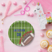 アメリカンフットボールの誕生日パーティー ペーパープレート (パーティー)