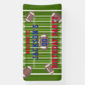 アメリカンフットボールの誕生日パーティー 横断幕 (縦)