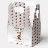 アメリカンフットボールの赤ちゃんシャワーを心待ち フェイバーボックス (オープン)