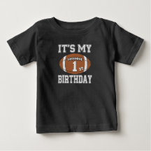 アメリカンフットボールの1歳の誕生日デザイン